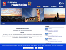 Tablet Screenshot of pohlheim-holzheim.de